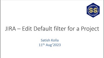 JIRA Edit Board Filter