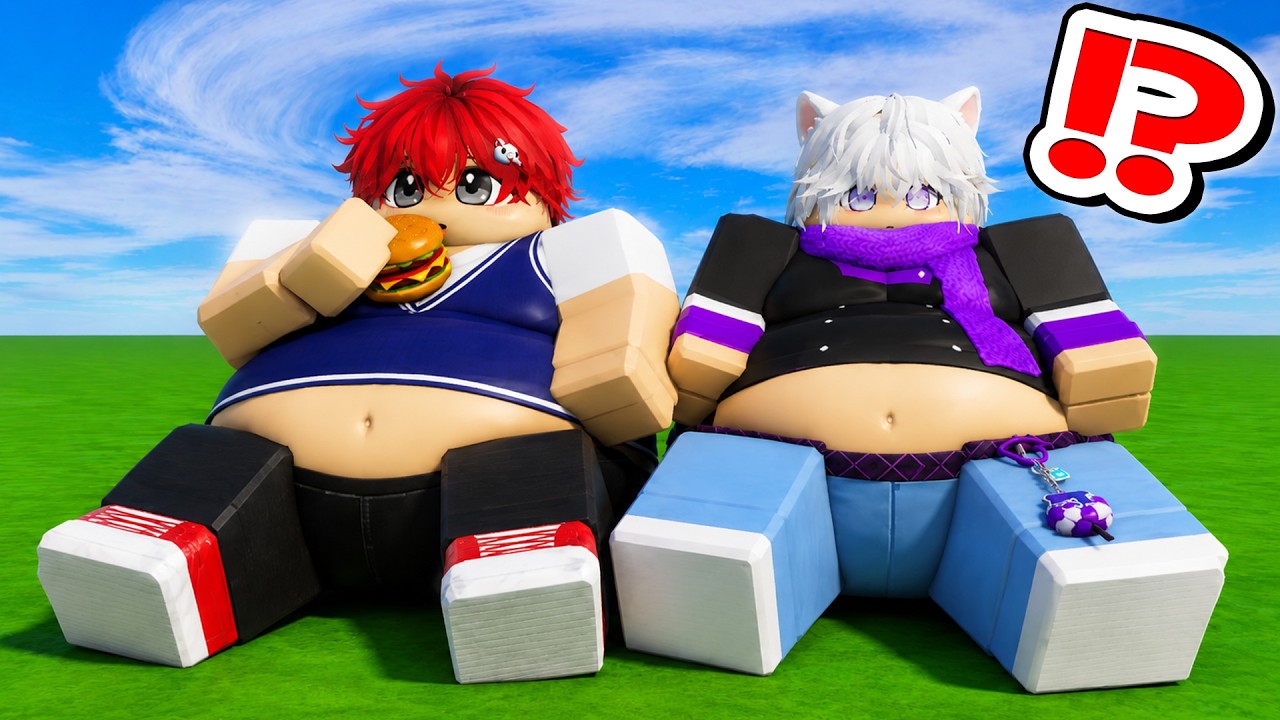 友達がめっちゃクソデブになるロブロックスｗｗｗ🍔🍟『夏休み特別まとめ』【ROBLOX・ろぶろっくす】よろずや🍭