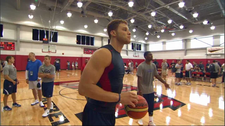 Blake Griffin's Insane DUNKS at USA Basketball pra...