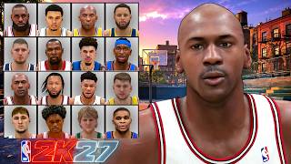 HOW TO CREATE MICHAEL JORDAN in NBA 2K27 | Face Creation Tutorial