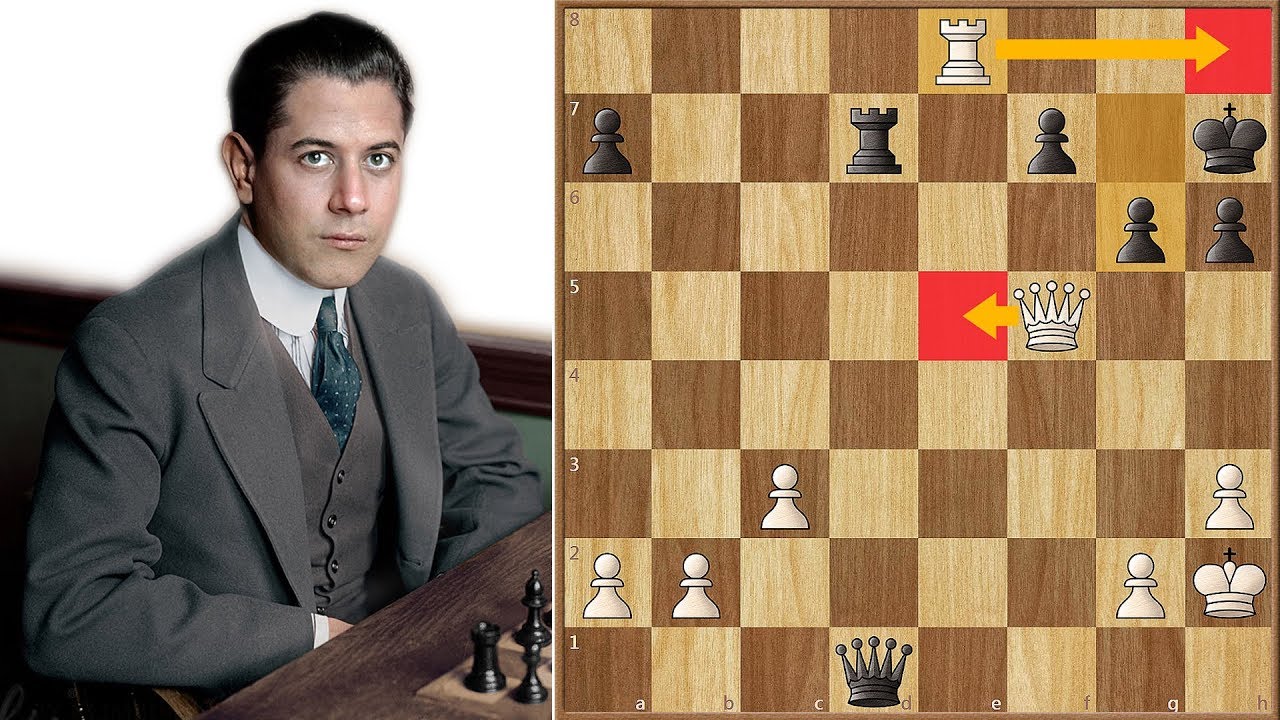 Capablanca vs Alekhine 1914, Queen & Rook Endgame Learning, Capablanca vs  Alekhine 1914, Queen & Rook Endgame Learning, By Kings Hunt