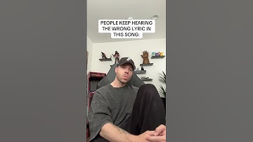 Thumbnail of People Keep Hearing The Wrong Lyric In This Song 💀 #shorts #lyric #lyrics