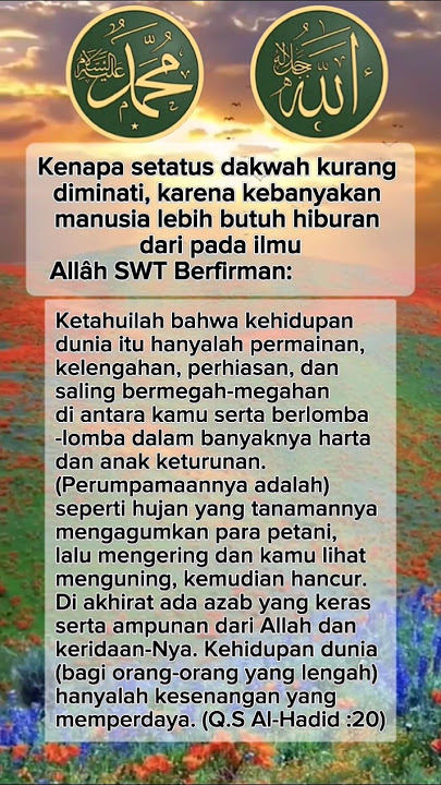 Kenapa dakwah status dakwah kurang di minati #katakatamotivasi #katakatabijak @khairulanwar4706