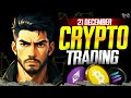 Crypto Live Trading In Hindi | 21 Dec Live Trading | BTC price Prediction | #crypto #btc