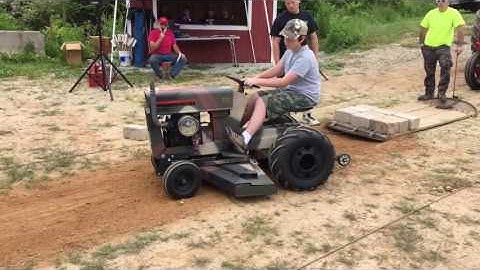 Pulling on my Cub Cadet 100