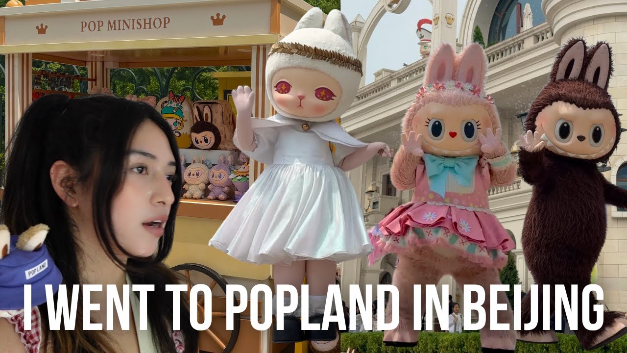 exploring popland in beijing, china - castle, food, merch and more 🇨🇳  ⋆·˚ ༘ *