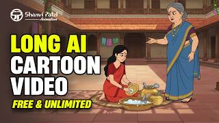 ai se 10 minute cartoon video kaise banaye | ai se long cartoon video kaise banaye | free ai