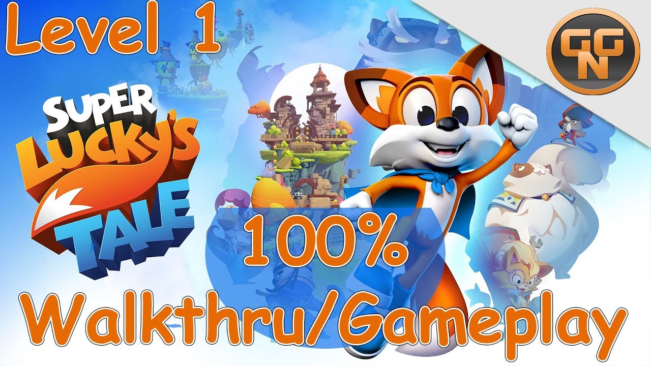 Super Lucky S Tale 100 Walkthrough Level 1 Kopfsache Xbox One X Youtube