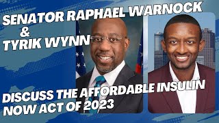 Senator Raphael Warnock (D) Discusses The Affordable Insulin Now Act of 2023 W/ iHearts Tyrik Wynn