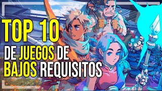 TOP 10 de Juegos de bajos recursos para PC de 2023-2024