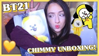 BT21 CHIMMY STANDING PLUSH UNBOXING! 🐶💛