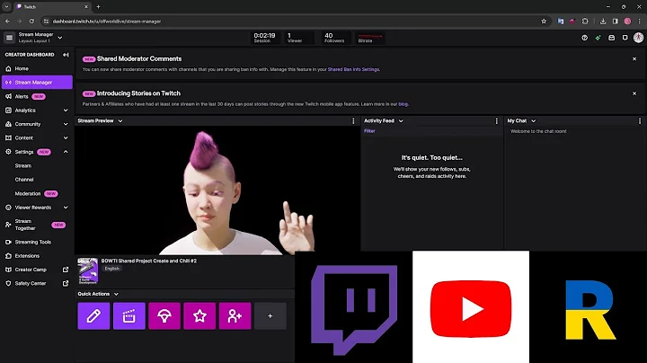 How to stream RTMP from Unreal Engine to Twitch/ YouTube/ TikTok/ Restream | BOWTI VTUBER TUTORIAL