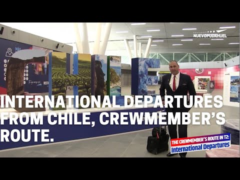 International Departures from Santiago, Chile, The Crewmember’s Route.