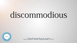 discommodious - Smart & Obscure English Words Defined 🗣🔊
