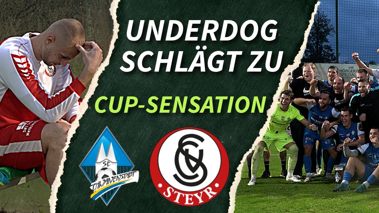 Schwanenstadt vs. Steyr | CUP-SENSATION! Landesligist schmeißt Favoriten in der 1. Runde raus ⚽️