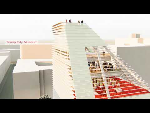 CHA Studio - Tirana New City Hall - YouTube