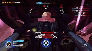 Overwatch: DVA Sextuple Kill