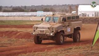 AAD 2016 mobility live demonstration Africa Aerospace & Defence exhibition armored tank vehicles