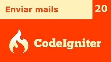 CodeIgniter 20 - Enviar mails