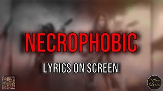 Slayer - Necrophobic (Lyrics on Screen Video 🎤🎶🎸🥁)