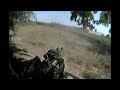 Afghanistan helmet cam combat  heavy firefight between us soldiers  taliban ended by kiowa chopper