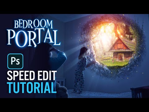 Creating a Bedroom Portal in Photoshop