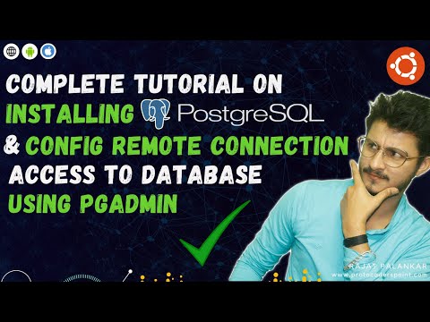 Install PostgreSQL on Ubuntu aws Server & Config postgres for remote connection using pgadmin