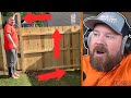 I cant believe a professional built this  fence expert reacts