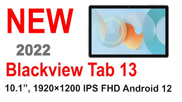 World Premiere - Blackview Tab 13 - 6GB/128GB 10.1 Inch Android 12 Tablet (link in the description)