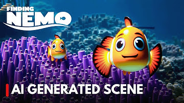 AI Recreates INTENSE Barracuda Attack from Finding Nemo!