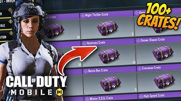 *NEW* I OPENED 100+ CRATES AND THIS HAPPENED... Crate Opening in CALL OF DUTY MOBILE!