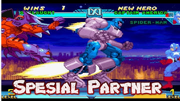 Hyper Combo Special Partner Heroes - Marvel VS Capcom Clash of Super Heroes PS1