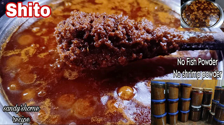 How To Make The Perfect Shito Without Herring Or Shrimp Powder/Shito Recipe