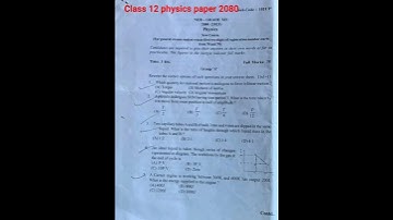 Class 12 (NEB) || Physics question paper 2080 || #shorts #question #Notes with Nazni #NEB #physics