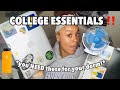 COLLEGE ESSENTIALS 2020| what you REALLY need to bring to college + DORM ROOM ESSENTIALS!