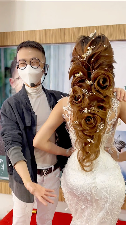 So RAPUNZEL hair 😍 #kokosanggul #hairstyle #sanggul