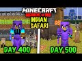 I survived 500 Days in India safari | Minecraft Hardcore