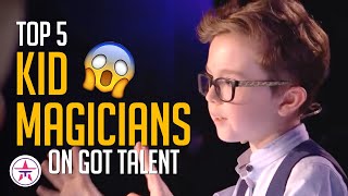 Top 5 BEST Kid Magicians on Got Talent Will BLOW Your Mind!🤯