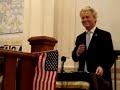Wilders geeft anti-Islam speech in synagoge in Florida