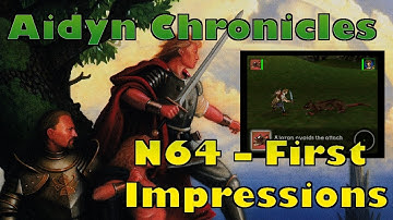Aidyn Chronicles N64 – First Impressions & The Hunt for Kendall (2001 RPG Oddity)