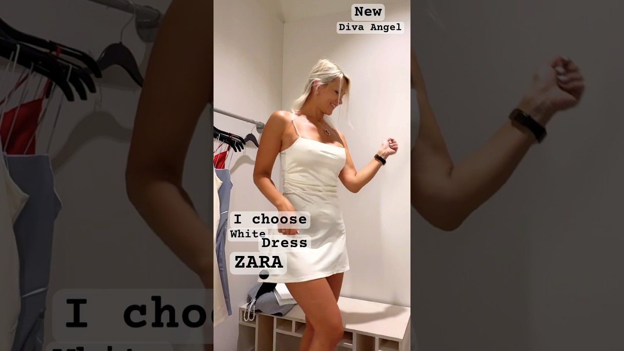 New ZARA white🤍dress 