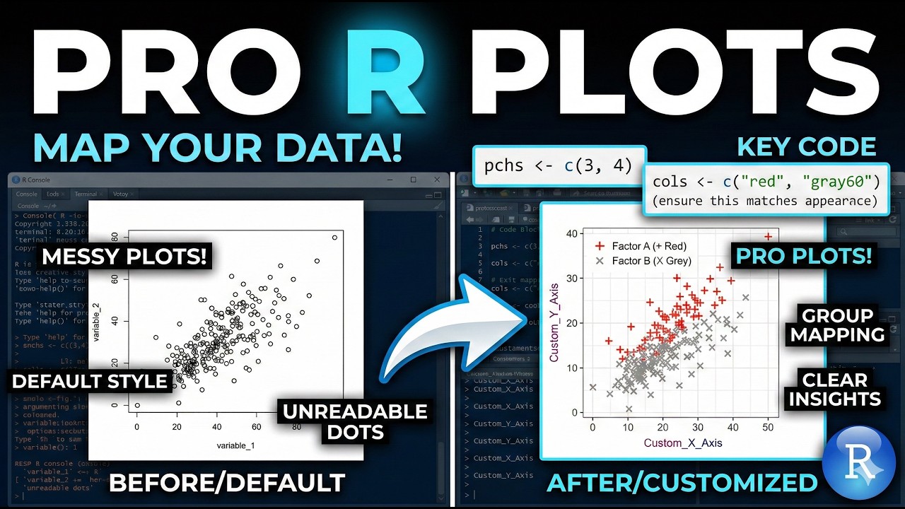 Distribution Plots R Studio Mastering R Studio Plots | Map Symbols and Colors to Data Groups - YouTube