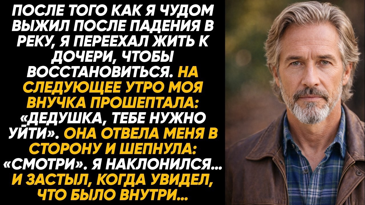 На следующий день у дочери внучка прошептала «Дедушка, уходи сейчас», и я же увидел то, что скрывали