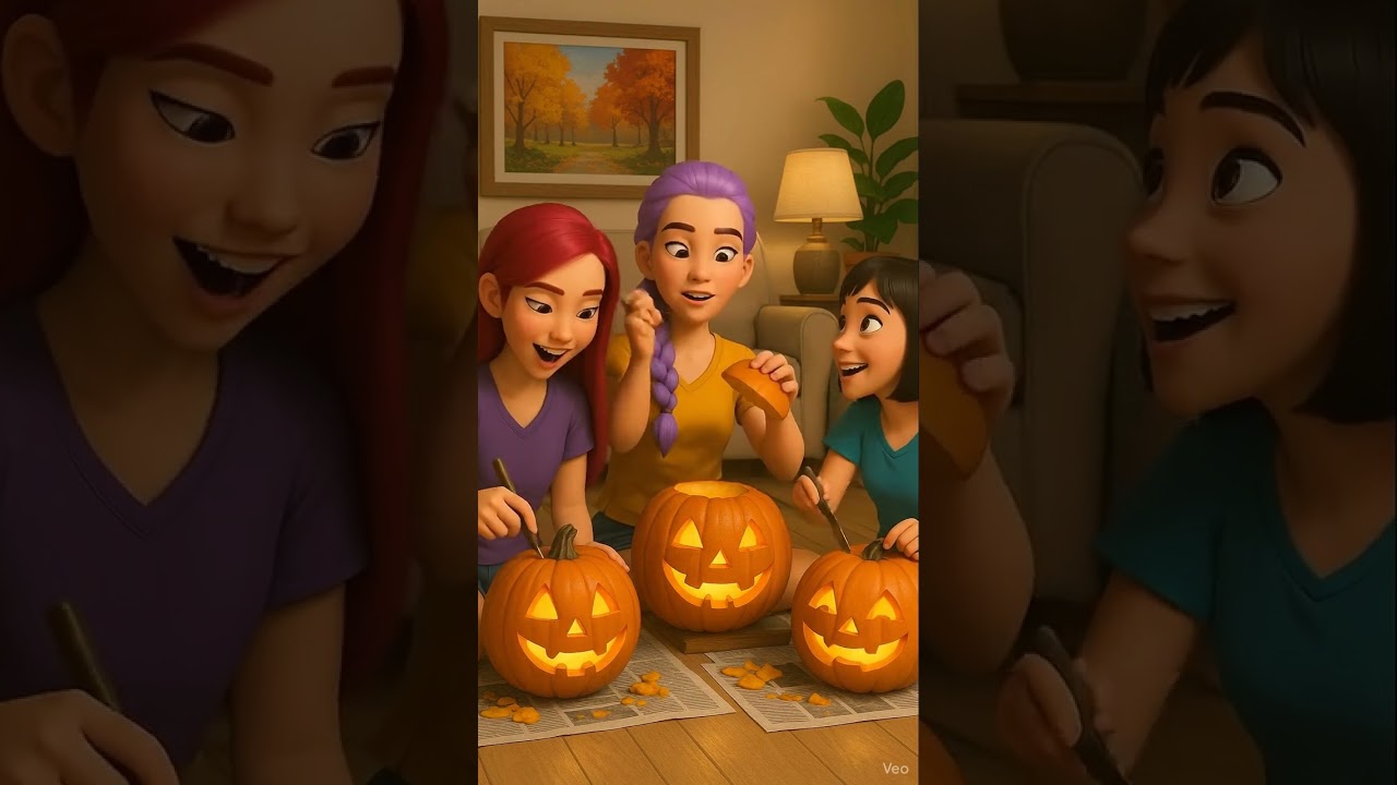 K-Pop Idols Try Pumpkin Carving for the First Time 😆🕯️ 