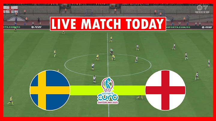 🔴 Sweden vs England LIVE ⚽ Women's EURO - Quarterfinal | LIVE Match Today