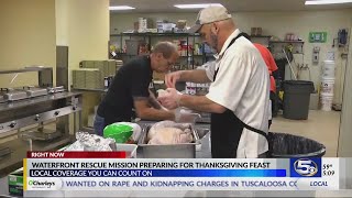 VIDEO: Waterfront Rescue Missions in Mobile and Pensacola prepare Thanksgiving Feasts