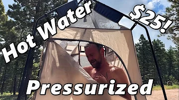 Easy DIY Pressurized Camping Shower