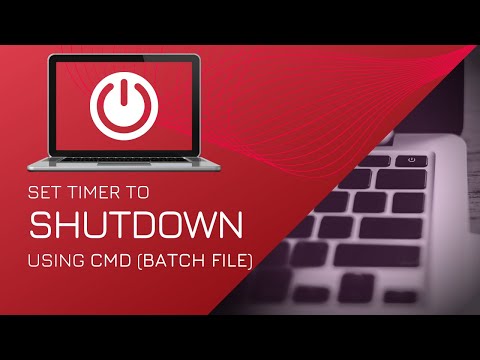 HOW TO SHUTDOWN YOUR PC USING TIMER | BATCH FILE | CMD | GAKventure