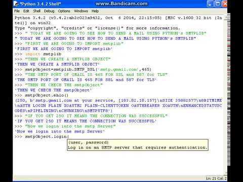How to send an email in python