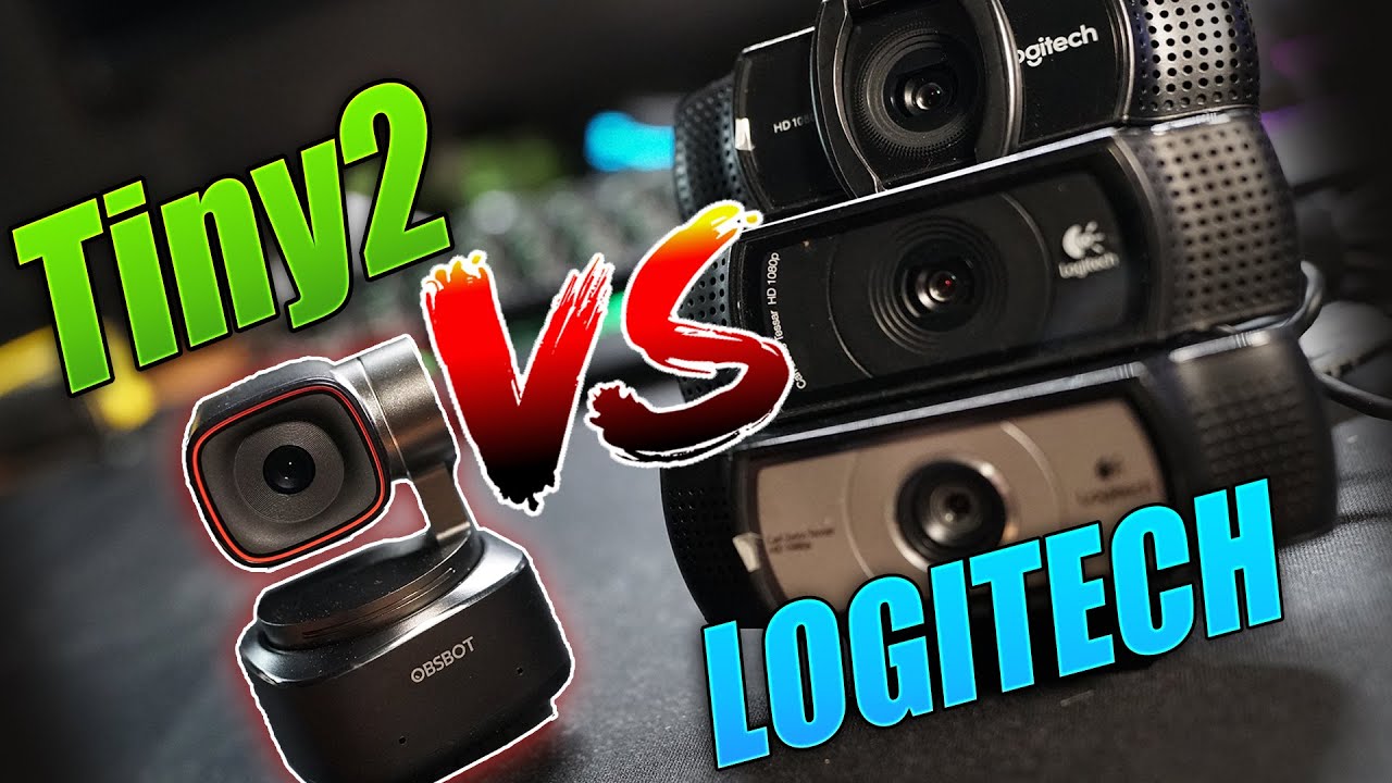 OBSBOT Tiny 2 4K Webcam vs Logitech c930e vs c922PRO